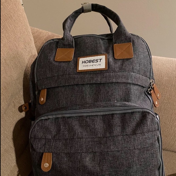 Baby Diaper Bag with Charging Port & Compartments - Picture 8 of 8